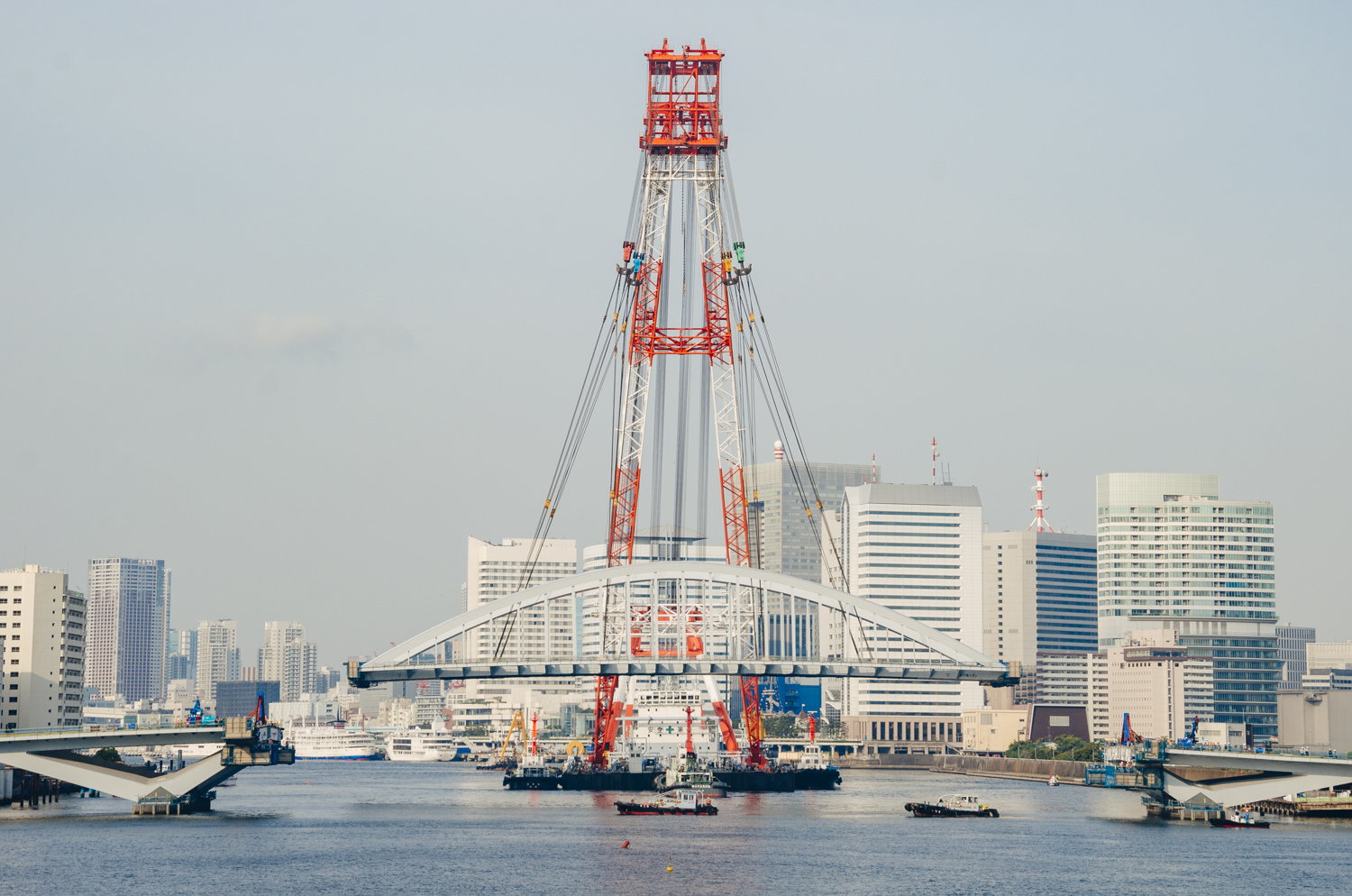 【10年前の東京】築地大橋架設工事（2014年5月8日）